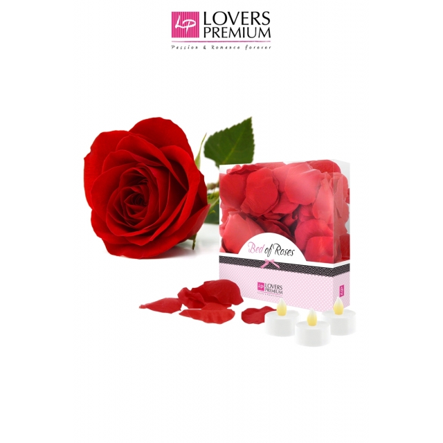 Pétales de rose et bougies - Lovers Premium