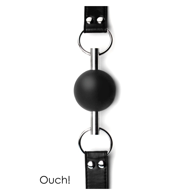 Solid Ball Gag - Black